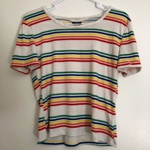Rainbow Multi-Colored Rue21 Tee Shirt